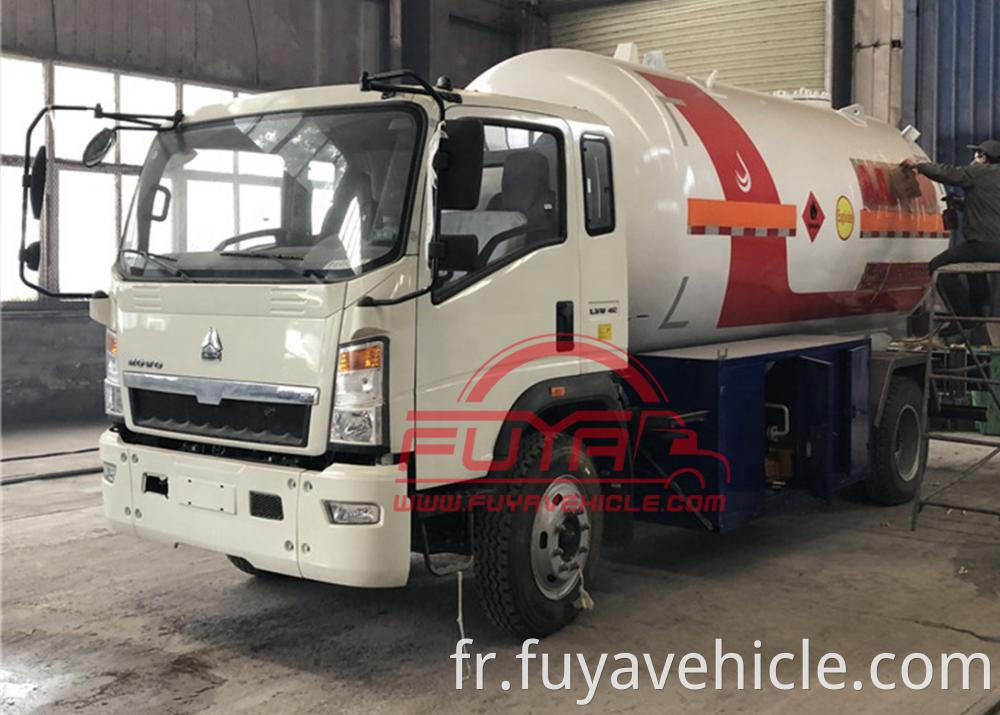 Howo 5m3 Lpg Tank Truck